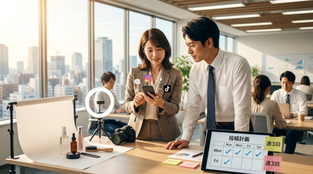 集客につながる投稿内容を週3回のペースで続けるコツ