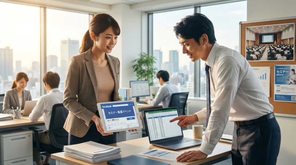 Facebookイベントページを作り、招待と投稿で参加者を増やしていく