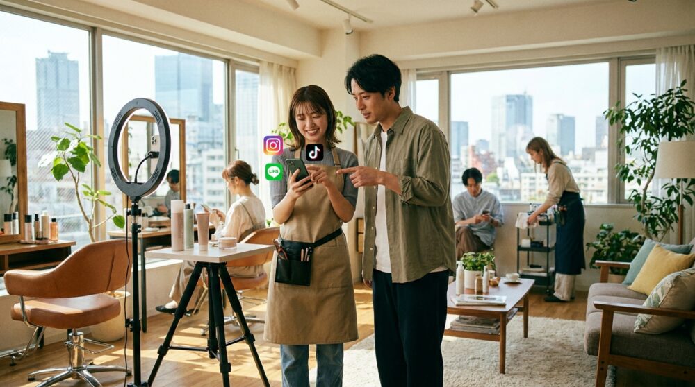 Instagram・TikTok・LINE サロンに必要なSNSを選び分ける