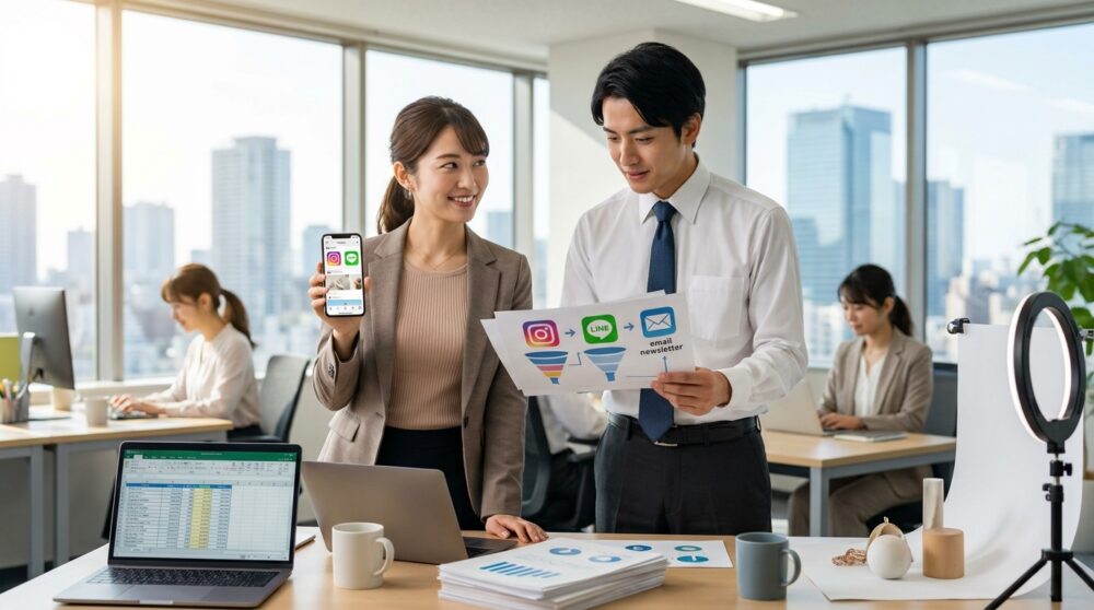 インスタとLINE・メルマガを組み合わせた導線設計