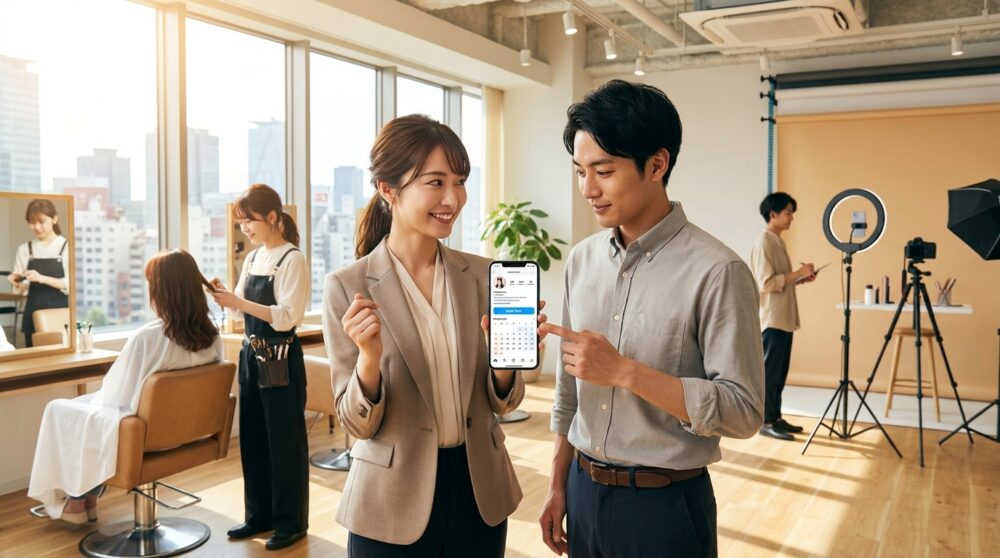 SNSから予約を受け取る流れを整えておく