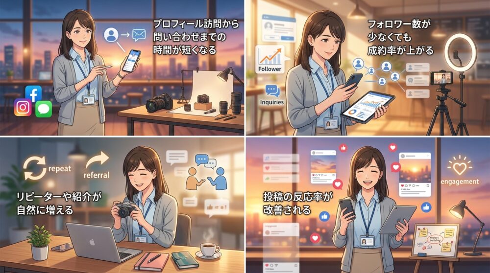 プロフィールを整えると何が変わるのか