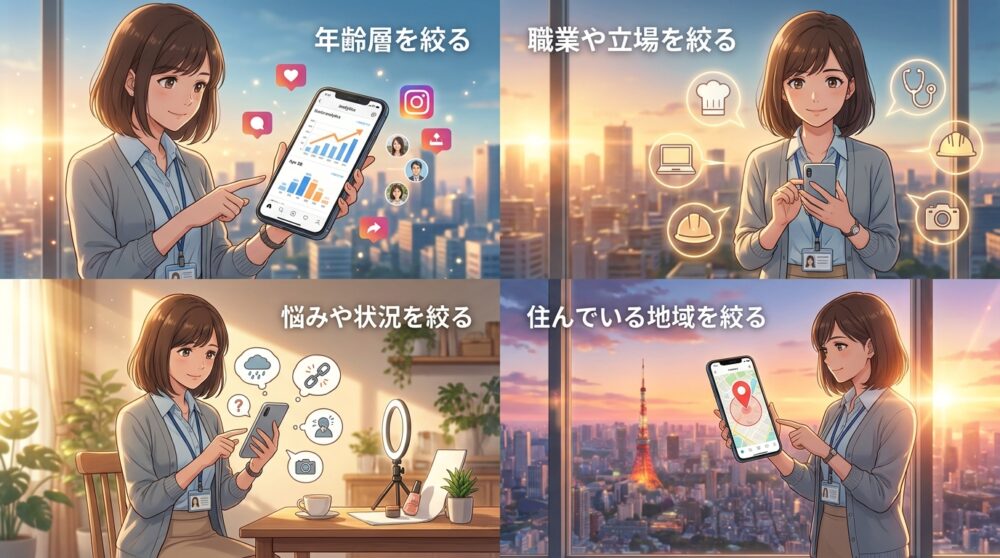 ターゲット像が曖昧なまま投稿を続けても届かない