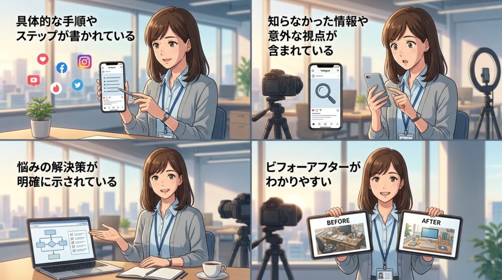 ユーザーに「シェアしたい」と思わせる投稿設計ができているか
