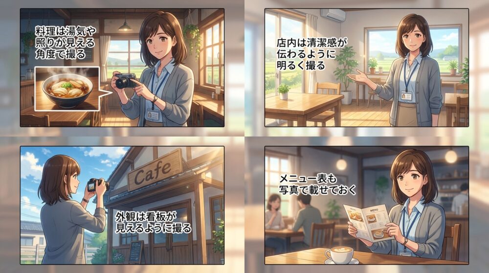 写真と投稿で「行きたい」と思わせる見せ方