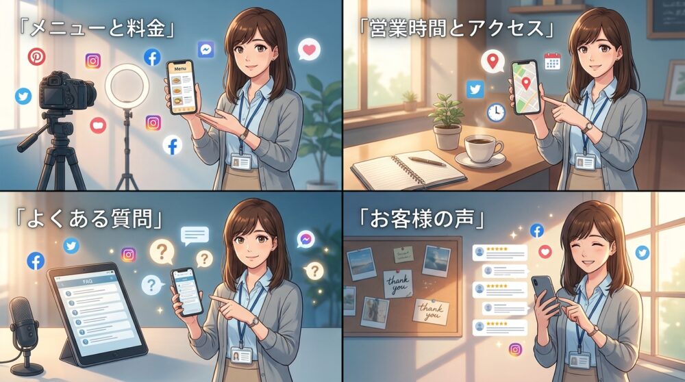 ハイライトで「よくある質問」を先回りして置いておく