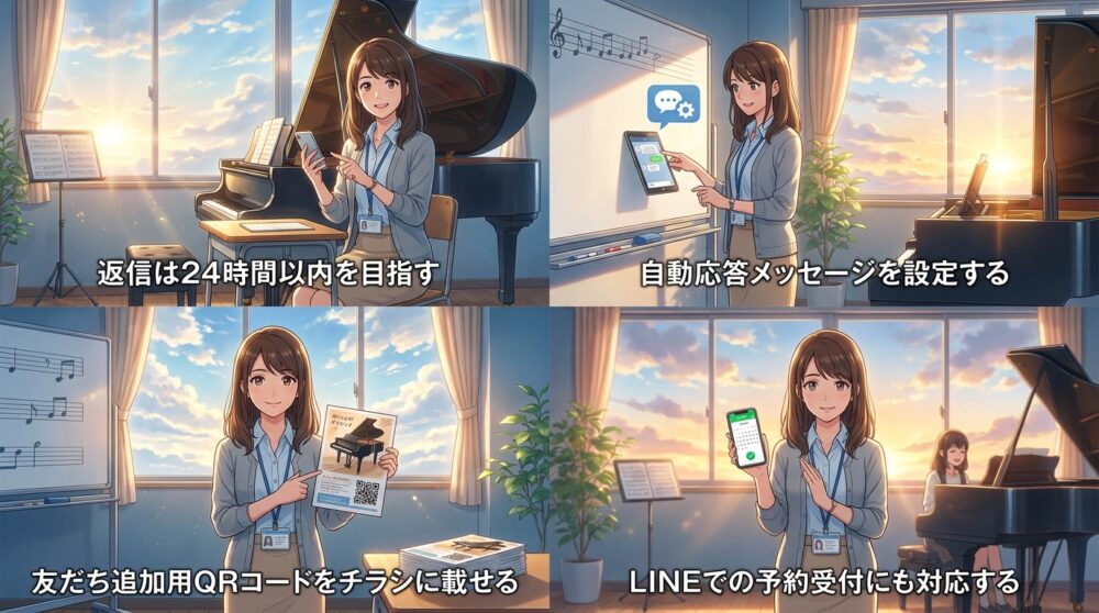 LINE公式アカウントで問い合わせのハードルを下げる